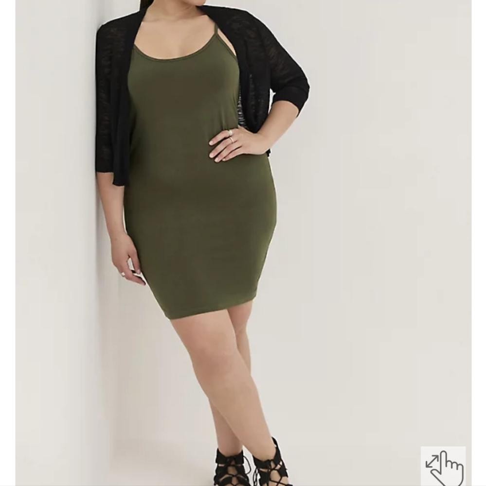 TORRID CAMI DRESS - FOXY OLIVE